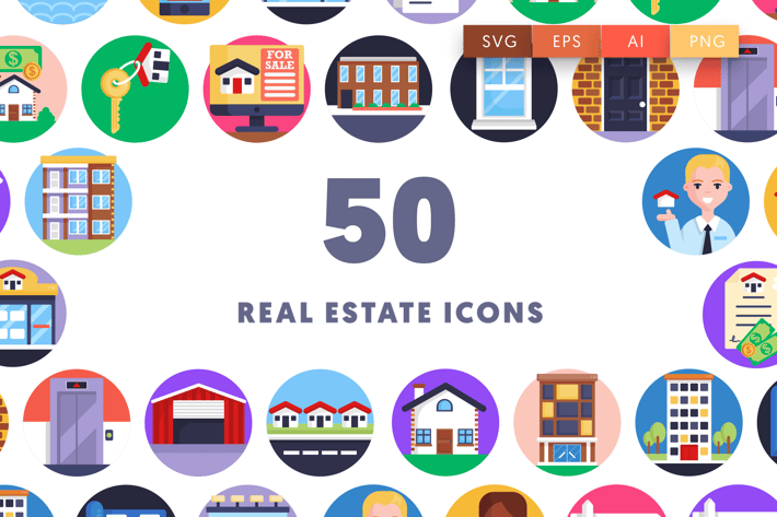 50 Real Estate Icons