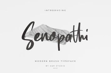 Senopathi Script Font