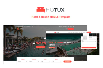 Hotux - Hotel & Resort HTML5 Template