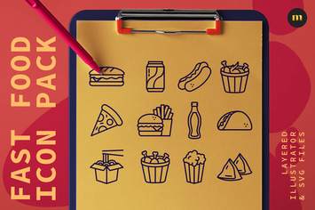 Fast Food icon pack - vol. 1