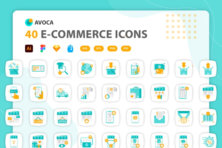 Avoca - Ecommerce Icons