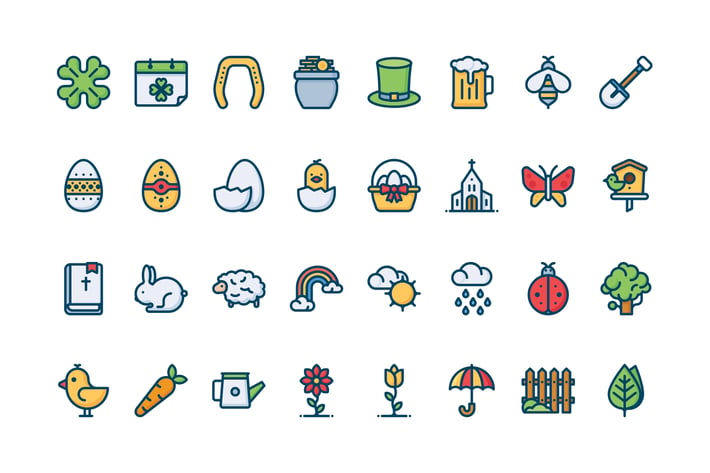 32 Spring icons