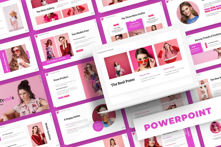 Pink Trends - Powerpoint Template