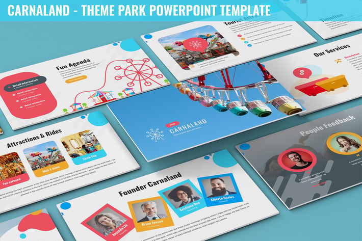 Carnaland - Theme Park Powerpoint Template