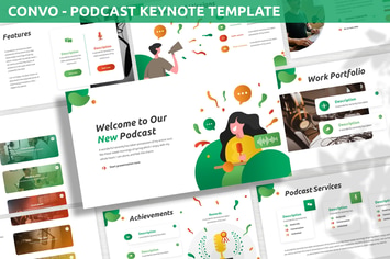 Convo - Podcast Keynote Template