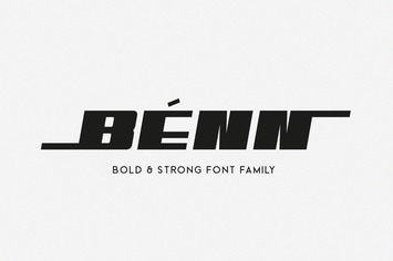 Benn - Bold and Strong Font Family