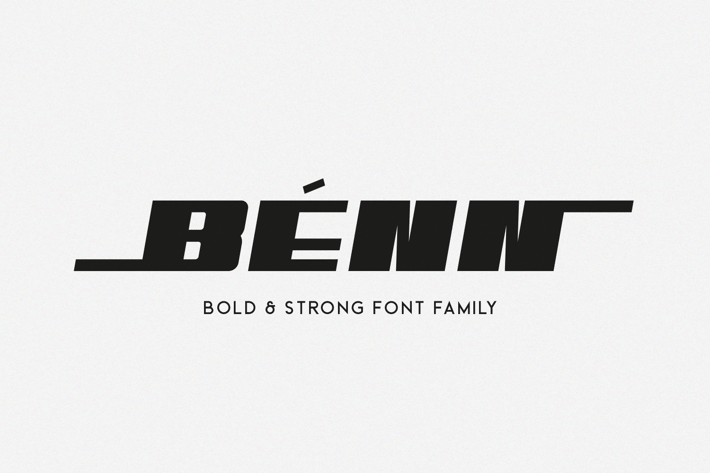 Benn - Bold and Strong Font Family
