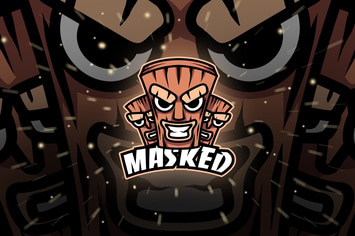 MASKED - Mascot & Esport Logo