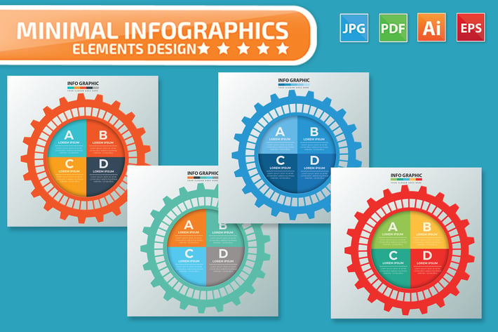 Gear Infographics design