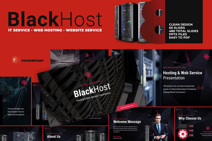 BlackHost - Hosting Service Presentation