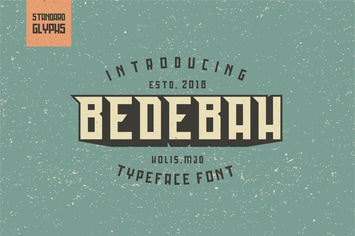 Bedebah Typeface