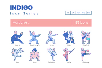 85 Martial Art Icons