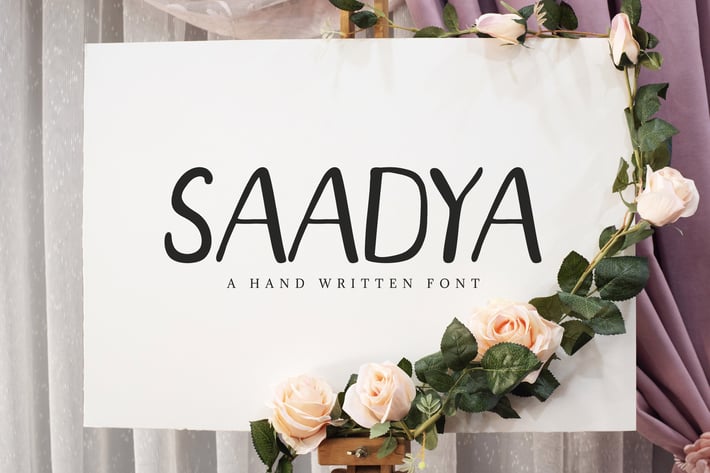 Saadya Sans Serif Font