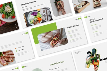 Healthy Food Catering Keynote Template