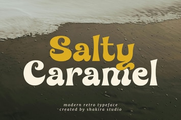 Salty Caramel - Modern Retro Serif