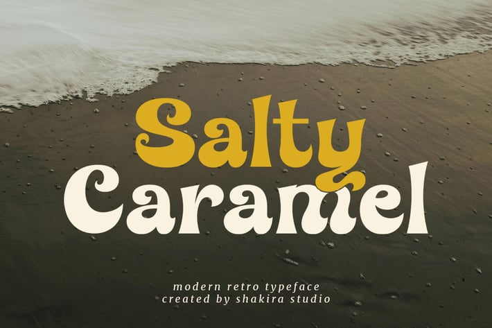 Salty Caramel - Modern Retro Serif