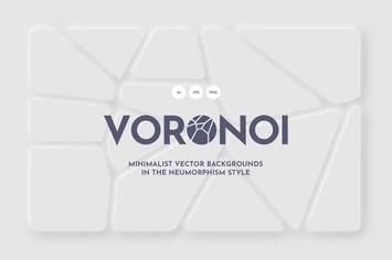 White Voronoi Backgrounds