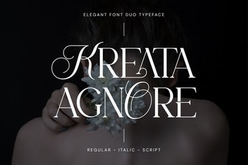 Kreata Agnore - Font Duo