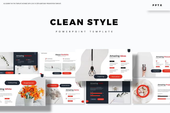 Clean Style - Powerpoint Template
