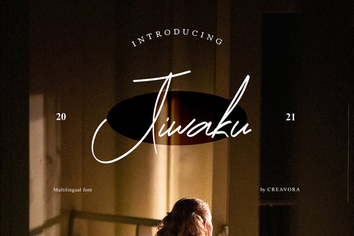 Jiwaku - Signature Script Font