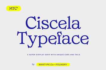 Ciscela - Unique Serif Display