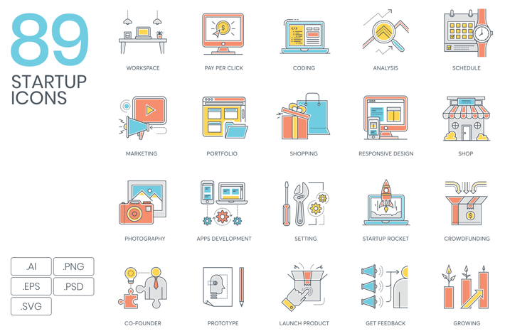 Startup Icons