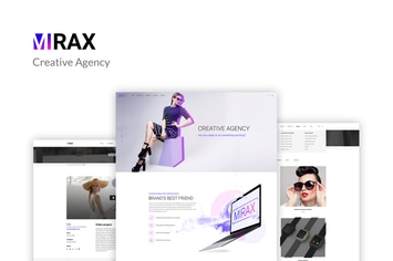 Mirax - Creative Agency PSD Template