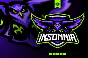 The Owl Bird Mascot Logo Template