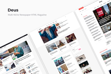 Deus | Multi-Niche Newspaper HTML Magazine