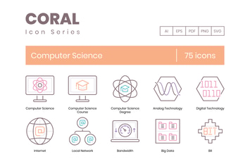 75 Computer Science Icons