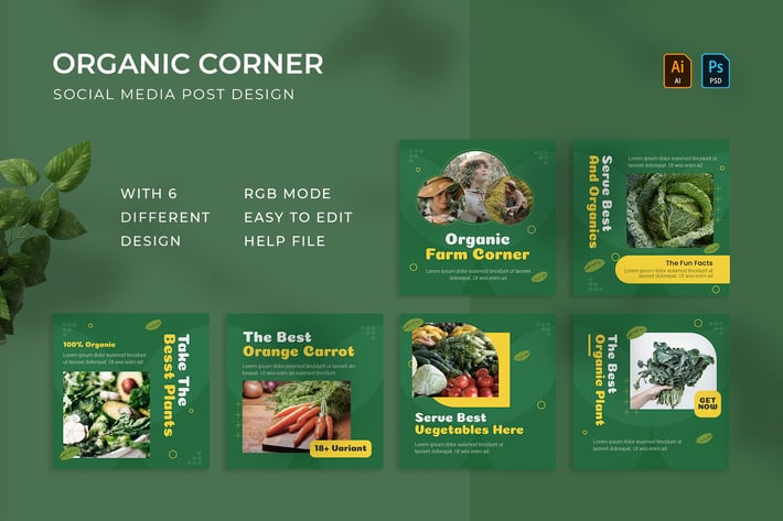 Organic Corner | Instagram Post
