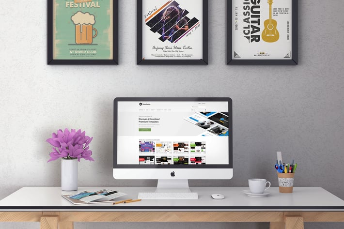 iMac Desktop vol. 01 - Mockup