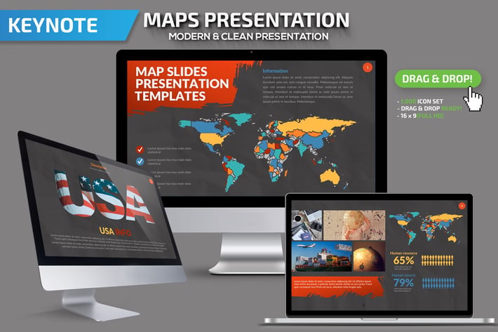 Map Keynote Template