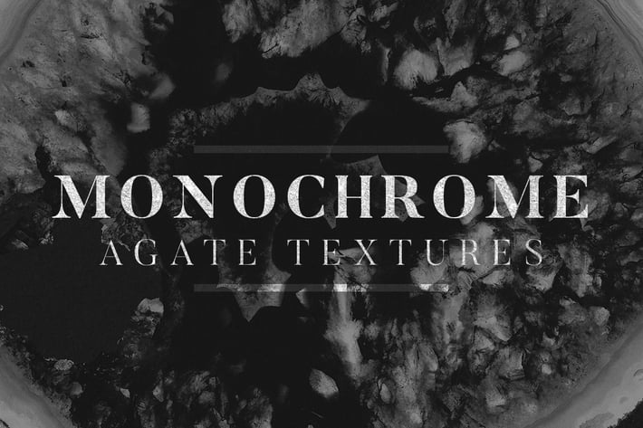 Monochrome Agate Textures