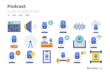 Podcast Color Icon