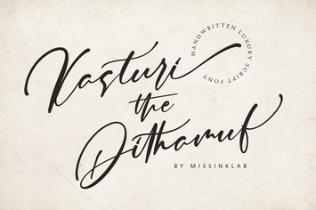Kasturi Luxury Script Font