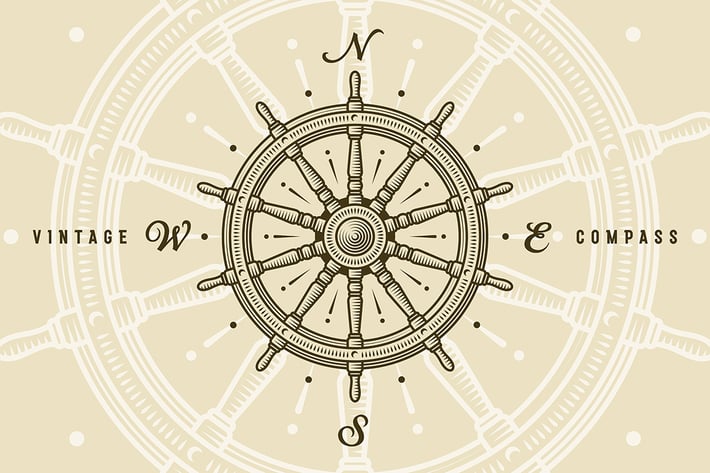 Vintage Ship Wheel