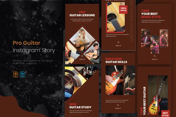 Pro Guitar Lessons | Instagram Story