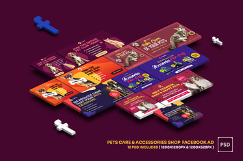 Pets Shop and Care Facebook Ad