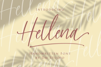Hellena - Handwritten Script Font