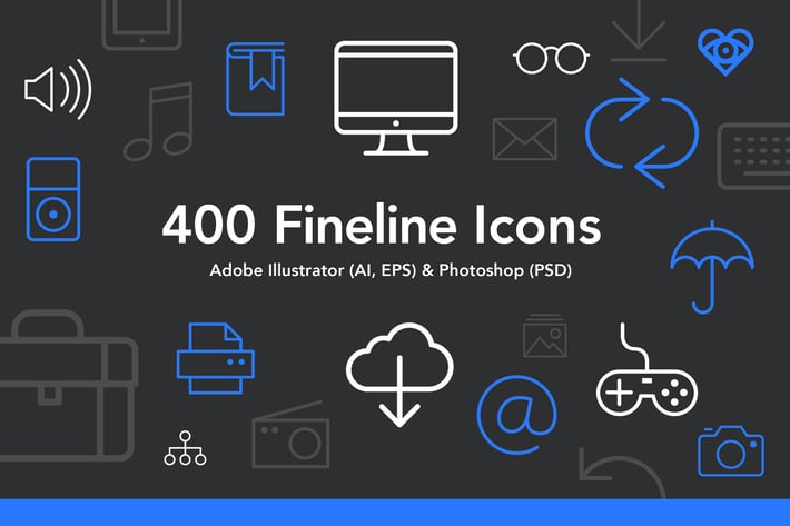 400 Fineline Icons