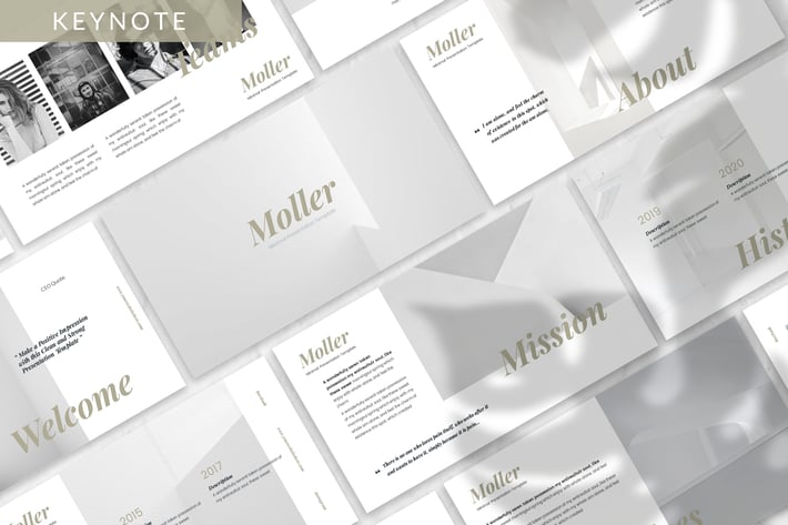 Moller - Lookbook Keynote Template