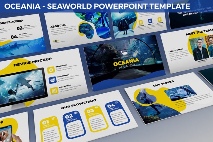 Oceania - Seaworld Powerpoint Template