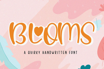 Blooms - Handwritten Font