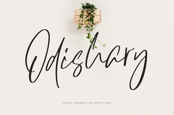 Odishary - Handwritten Font
