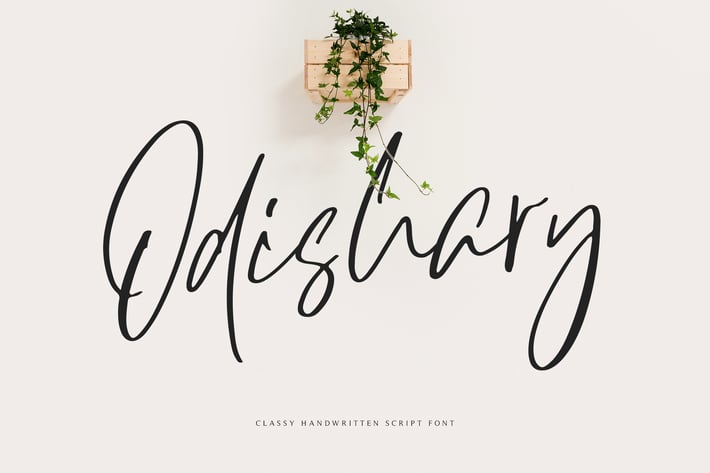 Odishary - Handwritten Font
