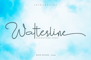 Watterline-Elegant Signature Font