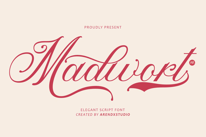 Madwort - Elegant Script Font