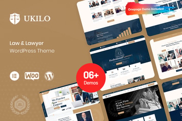 Ukilo - Law & Lawyer WordPress Theme