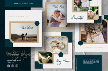 Elegant Modern Wedding - Instagram Post